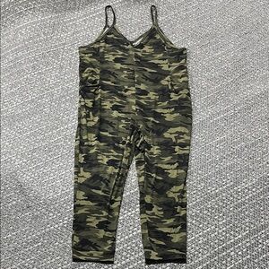 SHEIN | Green Camouflage Jumpsuit